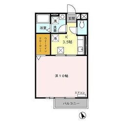 益生駅 徒歩28分 1階の物件間取画像